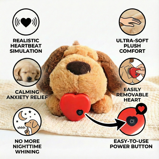 Anti-Anxiety Heartbeat Plush For Dogs